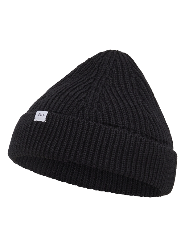 Klitmøller Collective - Fine Short Beanie - Black
